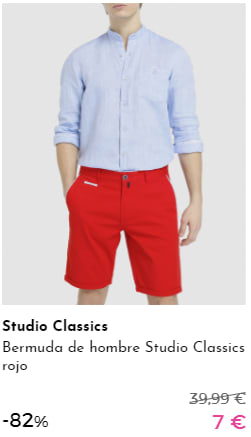 Studio Classics - Prendas para ellos por 5€ y 7€