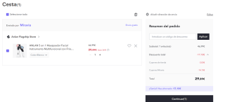 Masajeador Facial 5 en 1 marca Anlan por 29,89€