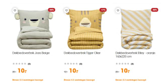 Diverse (Kinder) dekbedden voor €10 bij de Kwantum