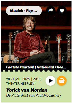 Tickets vanaf €10 tijdens het Nationaal Theaterweekend 24 t/m 26 januari in diverse theaters