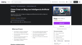 Curso Cómo Crear un Blog con Inteligencia Artificial gratis