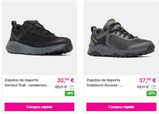 Zapatillas Columbia desde solo 32,99€