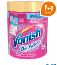 1+1 gratis op veel Vanish producten bij Trekpleister