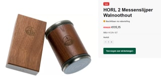 Horl 2 Messenslijper voor €135,11 bij Greeneggtotaal