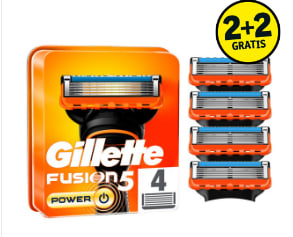 Gilette scheermesjes 2+2 gratis bij Kruidvat