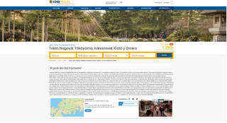 Viaje a JAPÓN 14 días Hoteles + Vuelos desde 1,395€ PxPm2 con Logitravel