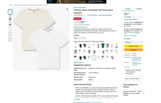 Camisetas Tommy Jeans de Punto para Hombre por 33