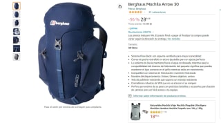 Mochila de montaña Arrow 30 por 28,64€