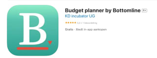 Budget planner by Bottomline levenslang abonnement voor IOS gratis