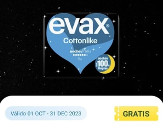 Gratis H&S y Evax Cottonlike con App La Cuponera