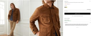 Emidio Tucci Chaqueta de hombre tipo field jacket en tejido moleskin por 79,60€