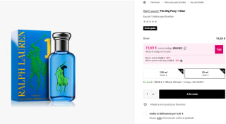 Ralph Lauren The Big Pony 1 Blue Eau Toilette hombre por 15,60€