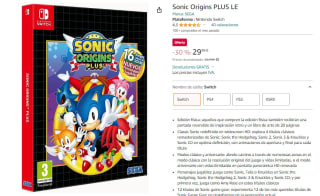 Sonic Origins PLUS LE - Nintendo, PS4 y PS5 por 29,99€