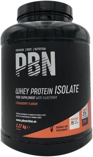 Premium Body Nutrition - wei-proteïne-isolaatpoeder 2.27 kg voor €42,50 bij Amazon
