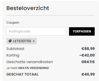 VASAGLE nachtkastje met LED verlichting voor €46,99 dmv code bij Songmics