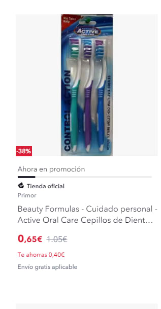 Recopilació de ofertas flash desde 0,39€