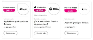 Beneficios Walmart Spotify y iMusic y AppleTV Gratis