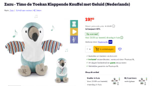 Zazu Timo Klappende Knuffel voor €19,90 bij Bol.com
