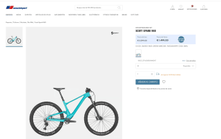Bicicleta Scott Spark 960 por solo 1,499€