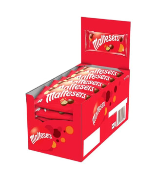 Pack 25 x 37 gr de Maltesers Bolitas de Chocolate con Leche Malteada por 7.59€