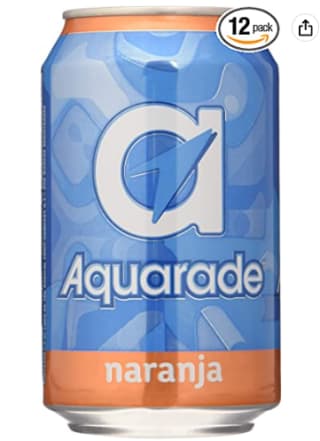 2 Packs de 12 Unidades de G Aquarade Bebida Refrescante Aromatizada con Azúcares y Edulcorantes, Sabor a Naranja - 330 ml por 11.56€