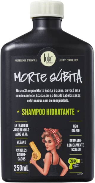 Shampoo Morte Súbita da Lola Cosmetics de 250ml - R$ 12,42