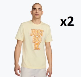 2 Camisetas de Hombre NIKE JUST DO IT por 25.6€