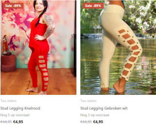 Tot 89% korting in de sample sale van The TwoSisters