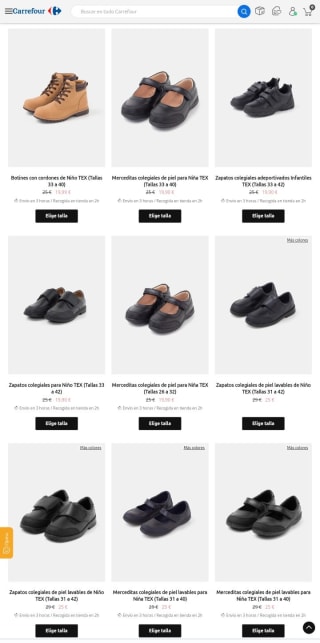 -20% de Descuento en Calzado Vuelta al Cole.