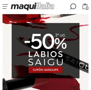 -50% en la tercera unidad de Labios Saigu.