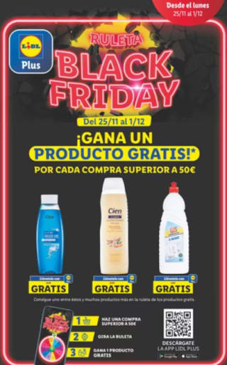 Consigue regalos gratis por tus compras de +50€ desde la app de lidl