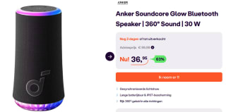 Anker Soundcore Glow bluetooth speaker voor €36,95 bij iBOOD