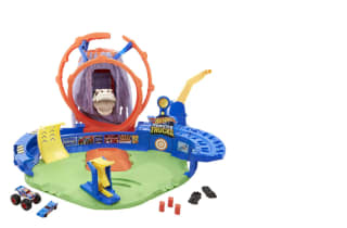 Pista de coches de juguete Monster Trucks Volcán Arena incluye 1 vehículo Monster Trucks y 1 die-cast Hot Wheels por 52.5€