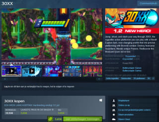 30XX game voor €5,85 via Steam