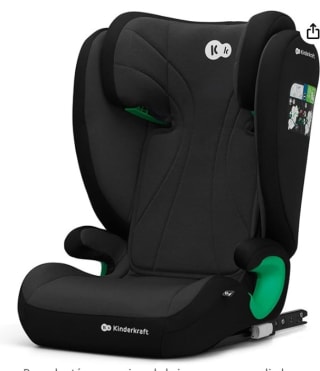 Silla coche Isofix, I-SIZE kk Kinderkraft JUNIOR FIX por 59€
