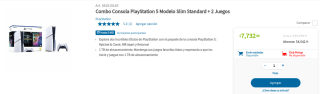 PS5 Slim + Ratchet & Clank Rift Apart y Returnal por $7,733 en Sam's Club