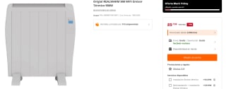 Emisor Térmico 900W Origial REALWARM 900 WIFI por 89.1€
