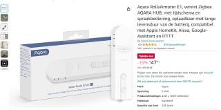 Aqara Rolluikmotor E1 voor €47,51