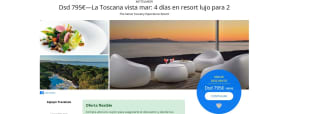 La Toscana vista mar: 4 días en resort lujo para 2 desde 795€