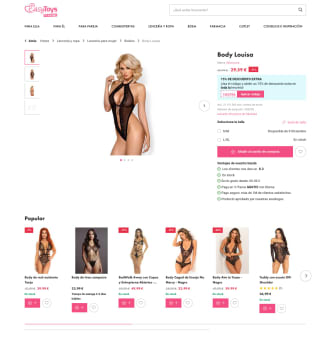 Body Louisa Obsessive por solo 23,59€