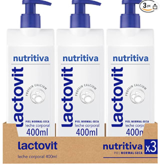 Lactovit - Leche Corporal Nutritiva pack x3 a 7,95€