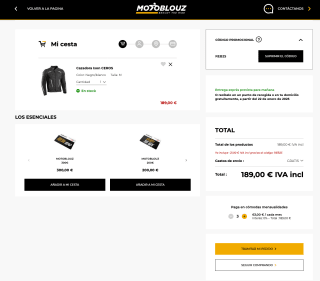 Chaqueta moto IXON Ceros en CUERO Clase AAA Ventilada por solo 189€