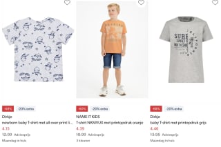 20% extra korting op geselecteerde sale items bij Wehkamp