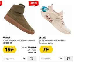 Recopilación Últimas tallas con descuento de hasta 97%