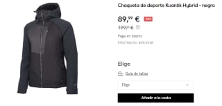 Chaqueta de Mujer Ternua Kuantik Hybrid por 89.99€