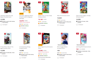Ofertaza en videojuegos en Pccomponentes a precios minimos PS5, Xbox y Nintendo