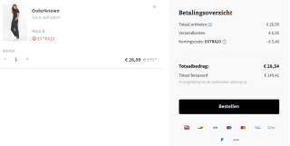 20% extra korting op geselecteerde merken bij Otrium