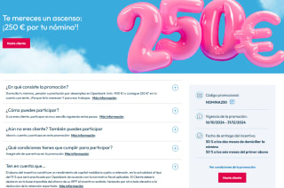 Openbank gana 250€ por domiciliar tu nomina