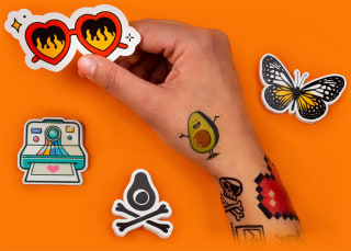 10 Tatuajes temporales personalizados por 8€