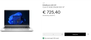 HP EliteBook 640 14" G9 Notebook PC - 5Y485EA voor €725,40 bij Dustinhome